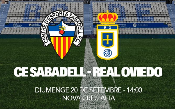 ForumCES's tweet photo. ¡Afición del @RealOviedo !

Sei bienveníos a Sabadell. L'horariu ye malu y prevense 27 graos de temperatura. ¡Delantre la tribuna del estadiu hai un par de chigres para tomar daqué antes del partíu y aprovechái tamién pa comer na zona de l'Eix Macià! https://t.co/AihKRJ87DW
