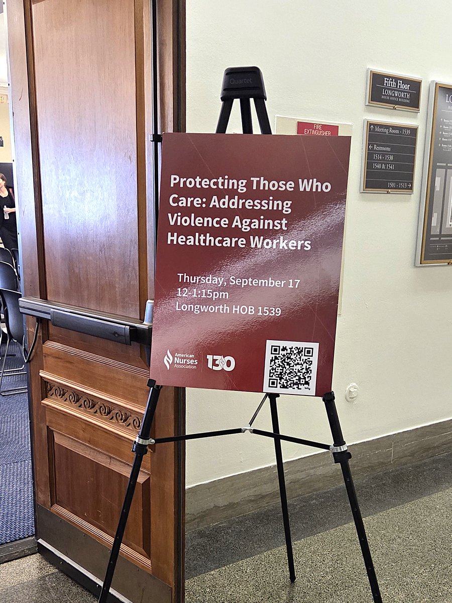 RNAction's tweet photo. Yesterday, @ANANursingWorld hosted the 'Protecting Those Who Care: Addressing Violence Against Healthcare Workers' congressional briefing. Learn more: https://t.co/E5D8Ujx2UY

It's always a great day to advocate for #nurses and patients! https://t.co/Ri8sJhd3ao