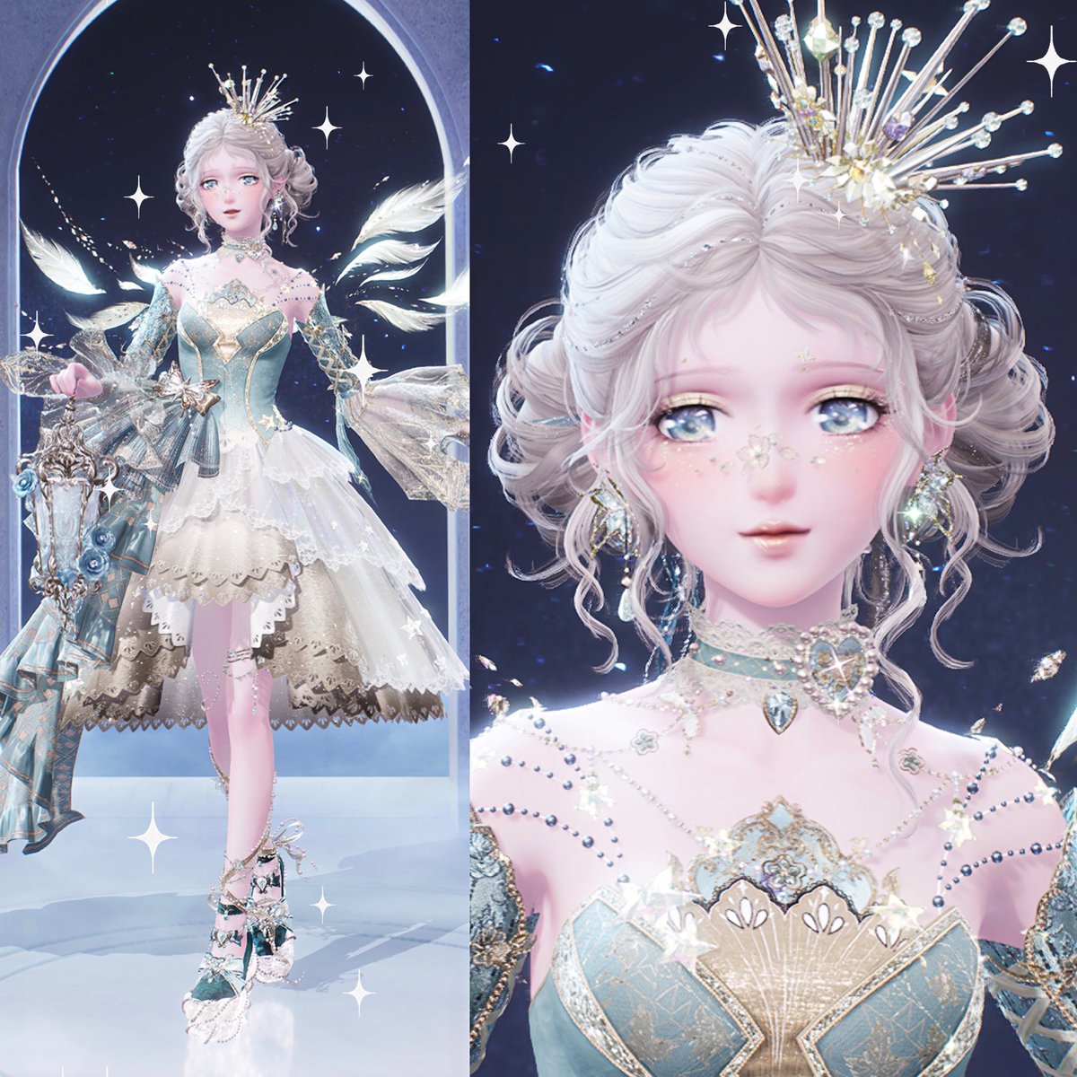 sennyxnikki's tweet photo. she stepped right out of a fairytale 🪽infinitynikki https://t.co/uZrgKPOhis
