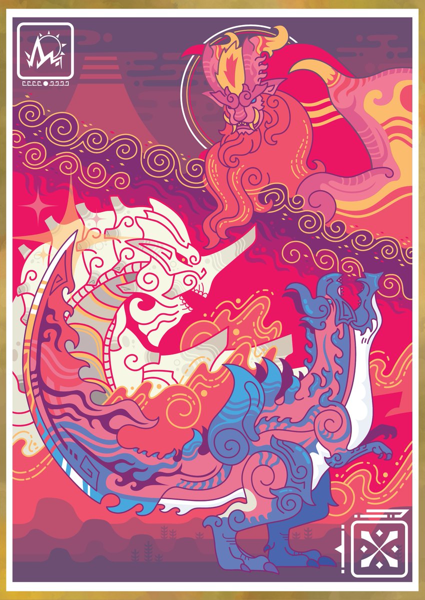 cosmopoliturtle's tweet photo. Duel in the Emperor's Court - Monster Hunter https://t.co/7D1lkc493h