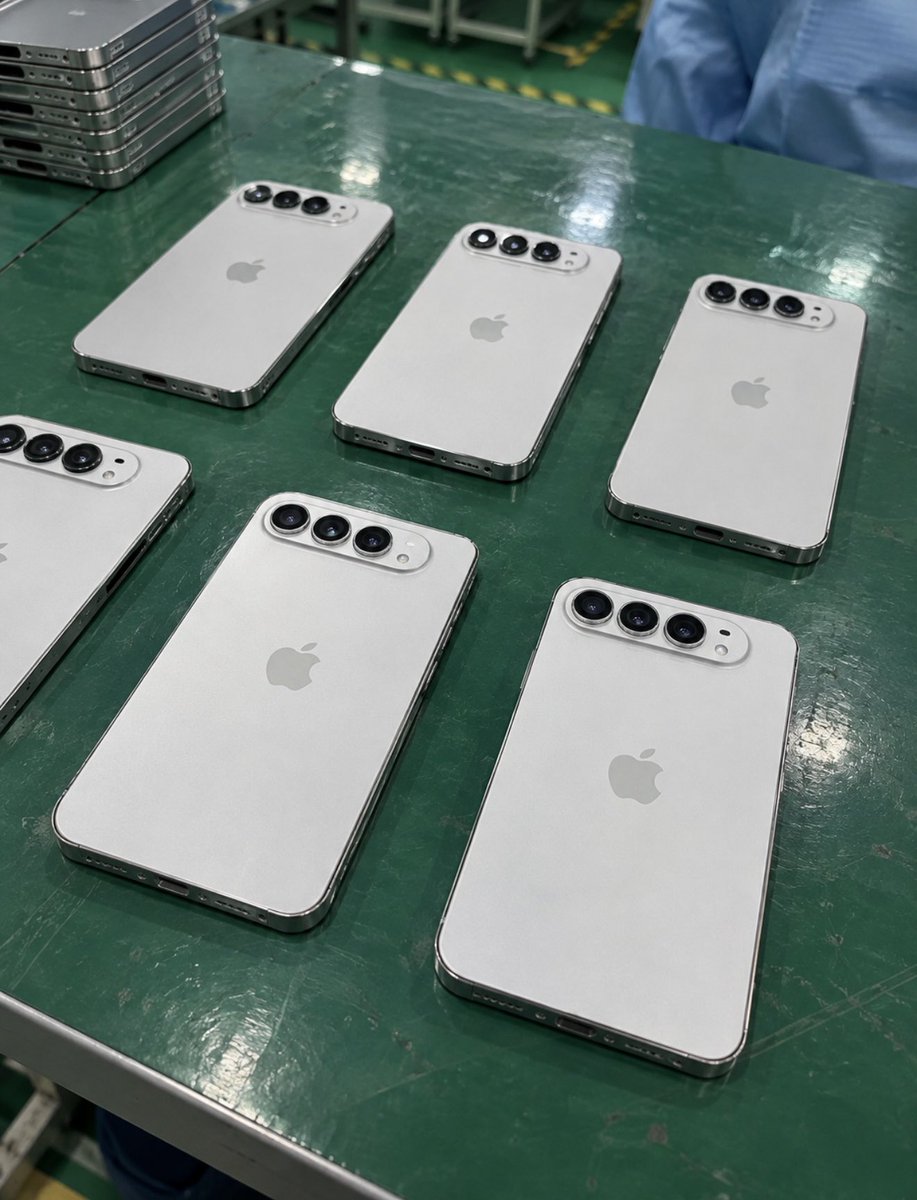 MajinBuofficia's tweet photo. That is how the design for the iPhone 20 began; these prototypes reflect the early stages from 2026, when Apple started refining the iPhone Ultra model. Now, with less than a year until launch, the device looks almost exactly as it will on launch day—the design has remained largely unchanged, having merely been refined.