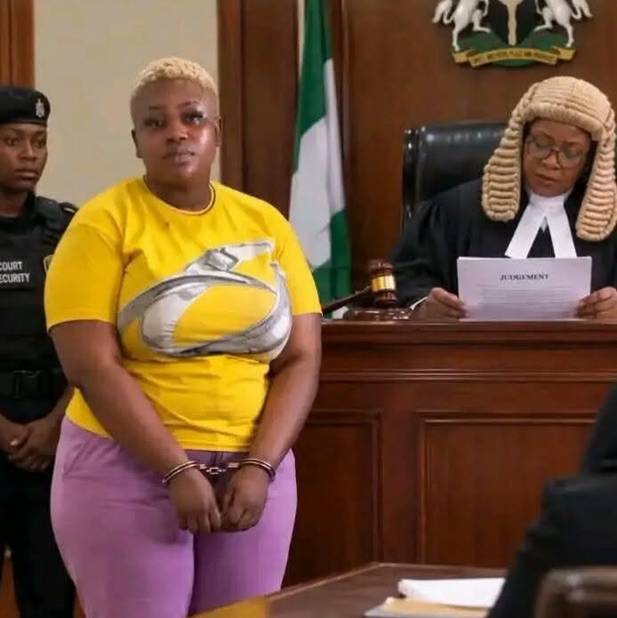 NwaAdaIgbo1's tweet photo. She has been sentenced to 10 years imprisonment https://t.co/C22Nfyx8Jm