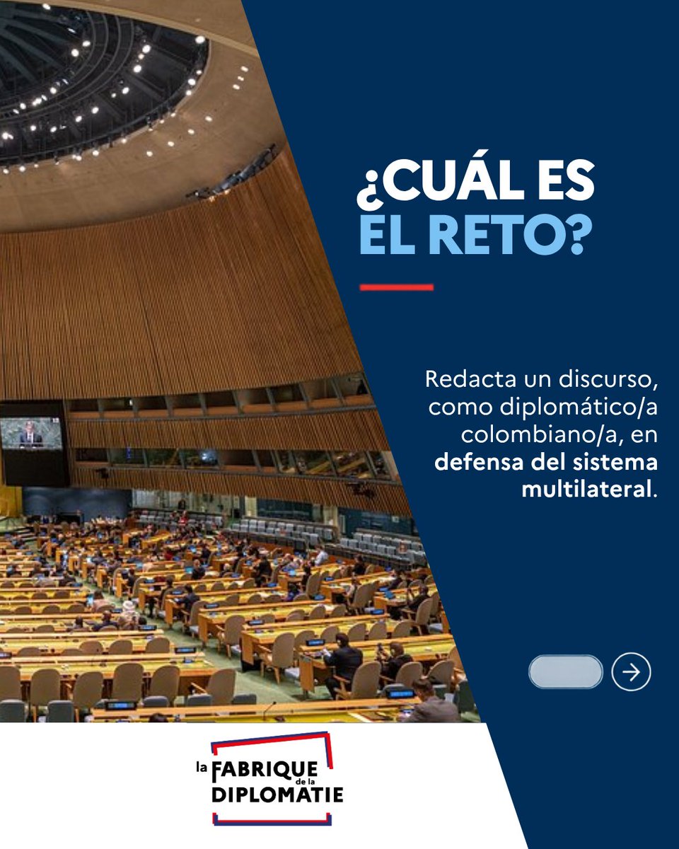 France_Colombia's tweet photo. 🗣️ Concurso de Discurso Diplomático: Defendiendo el Multilateralismo en la ONU

La Embajada de Francia, la @UExternado, la @UEenColombia y la Corporación para los Estudios en Francia (CEF) invitan a los estudiantes a participar en el Concurso de Discurso Diplomático https://t.co/dKR9bNYegA