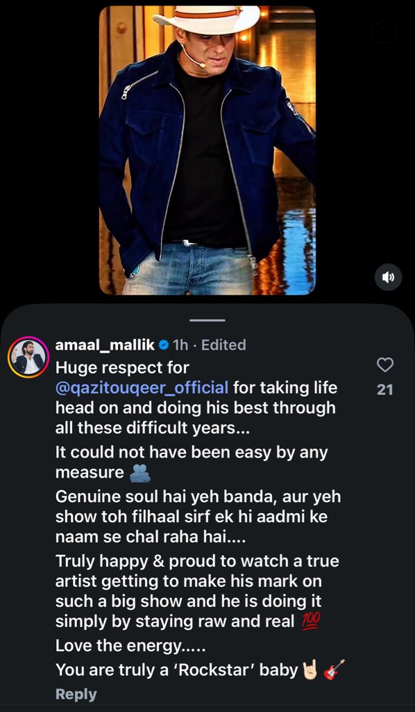 jkisback___'s tweet photo. This is what genuine support looks like! ❤️🙌🏻

Amaal  bhai, you truly stand by REAL artists and celebrate their talent, struggles and journey. No jealousy, no negativity  just pure love, respect and brotherhood. 🫶🏻
Thank you, Amaal bhai, for showing the world what a true artist and a beautiful human being looks like. Your love and support for Qazi Touqeer is everything! 🥹❤️

Real recognises real. Always. 🔥

Proud to be your Amaalian! ❤️
@AmaalMallik @qazitouqeerr 

#AmaalMallik #QaziTouqeer #Amaalians.