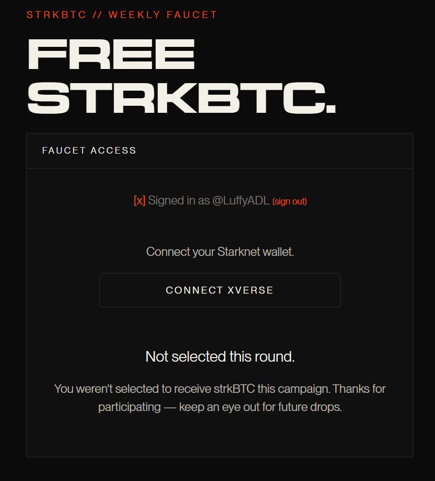 AlfLuthfi's tweet photo. Quite a few things annoyed me today.

A variety of things 😒.

It turns out I still haven't been selected to receive $strkBTC. https://t.co/BepnSLR3Q3