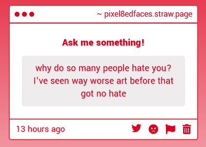 r0tting_inside's tweet photo. 1 - im just horrible
2 - no i need 100 accounts
3 - yall arent getting me to show my face bru
4 - if i could but im permabanned https://t.co/kqQGi9qXhK