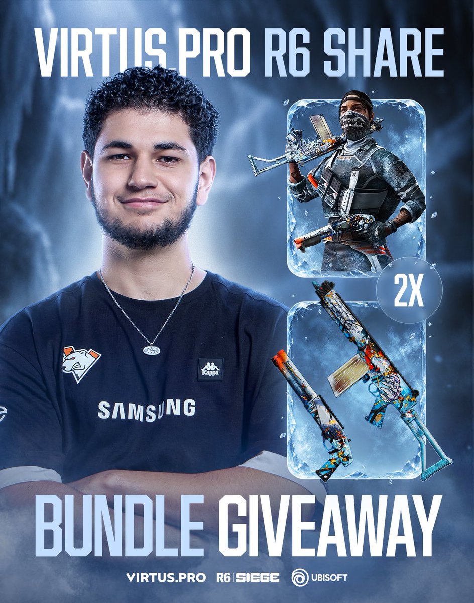 Nayqo7k's tweet photo. ❗️VP R6 BUNDLE GIVEAWAY❗️

2 winners will be picked!
- follow @virtuspro_R6  - follow @Nayqo7k - like &amp; RT this tweet  Go get it. https://t.co/bFSfET8tuv