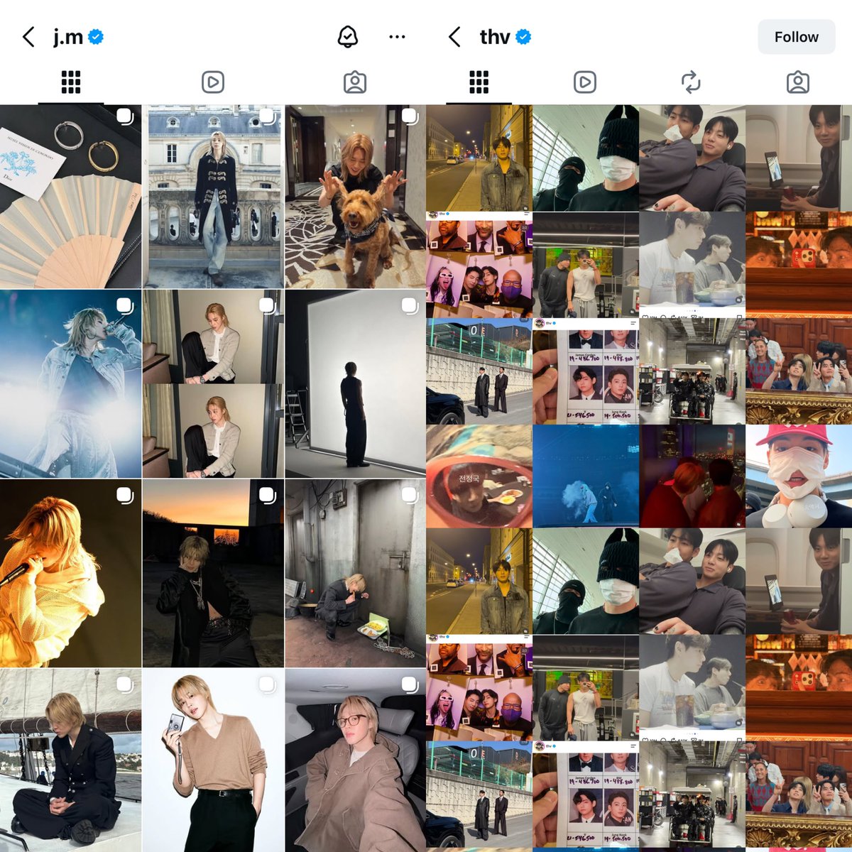 saccrto's tweet photo. @goldenPositions Besides the fact that Jungkook's acc mostly reposts Jikook fanart, Jimin actually posts about the other members more than he does about Jungkook; don't try to tell me Jimin is the reason for the "TaeKook" breakup 
all "JJKs" are TaeKooker😭 https://t.co/IiNMrtaMsL