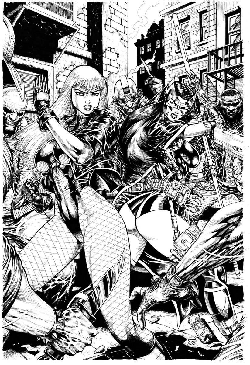 AllanGoldman3's tweet photo. #blackcanary #huntress https://t.co/VaqhvwS7gA