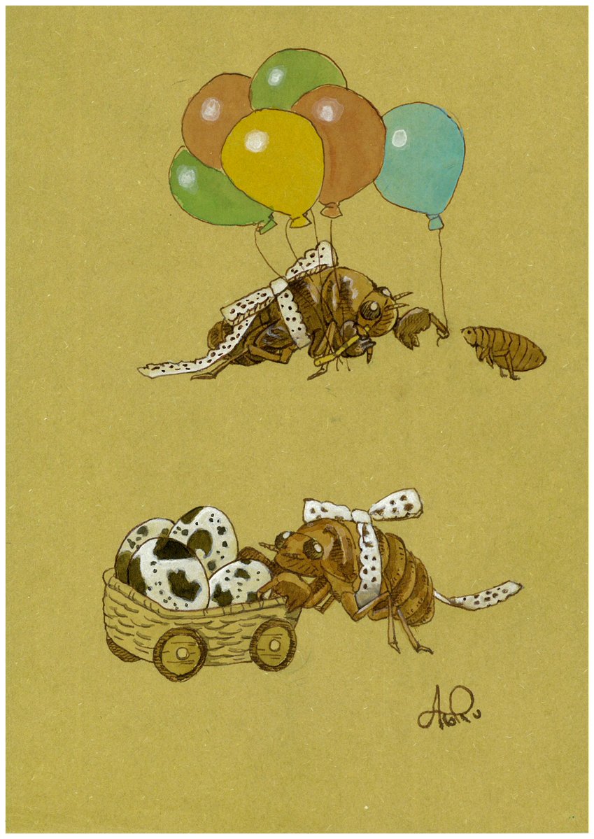 asihida_asihida's tweet photo. Balloon seller, and Egg seller https://t.co/dAEjO7UzaO