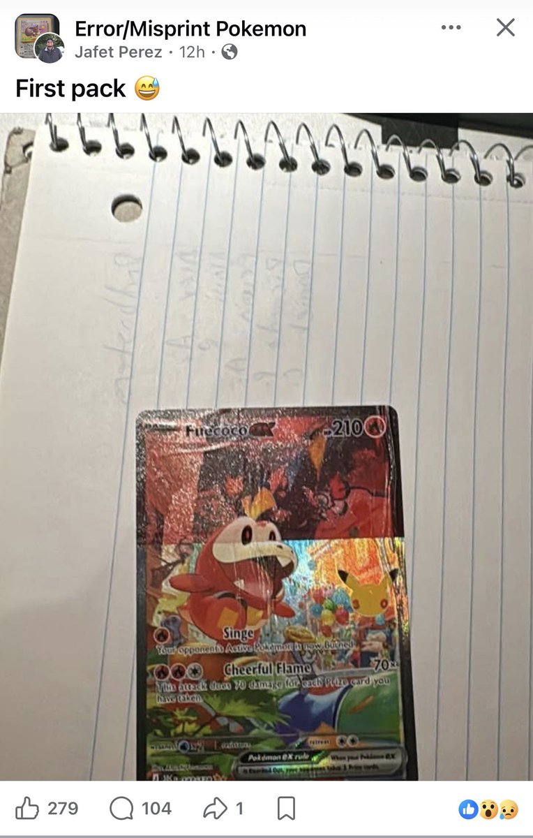 RexProfessor's tweet photo. Did the print factory just entirely forget to remove the sheets where they tape together the holo foil?
I don’t think we’ve ever seen this many red-tape/retained obstruction errors on a set release EVER https://t.co/9ljBfIm7SC