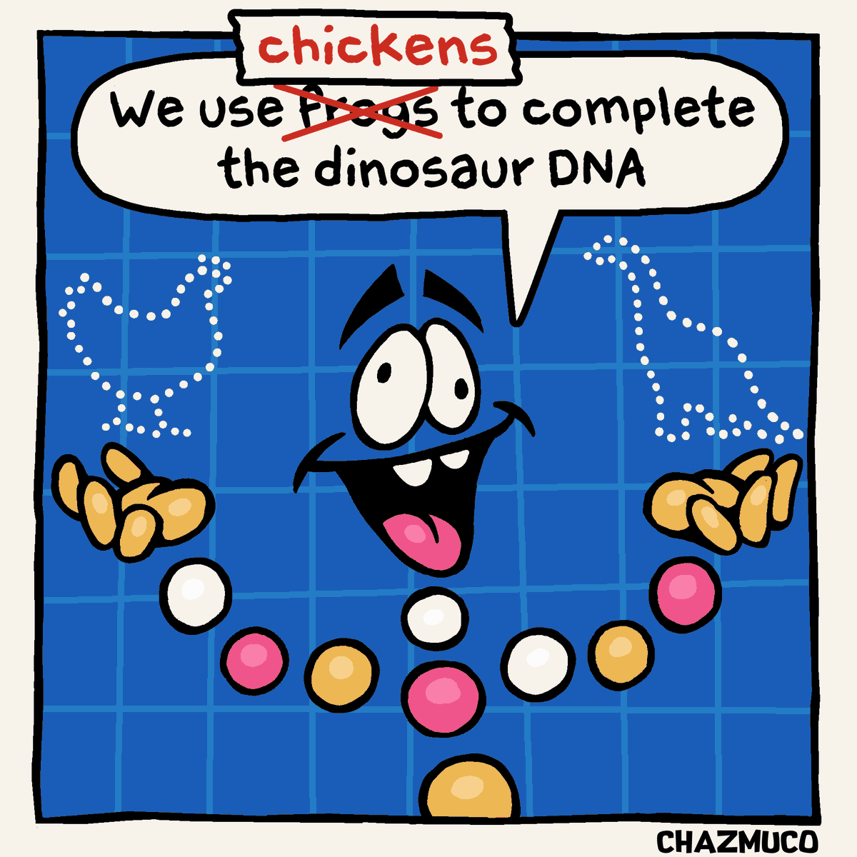 chazmuco's tweet photo. Chicken DNA 1/2 https://t.co/UrTiRmoFpe