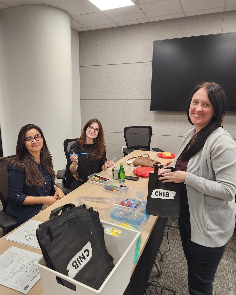 HydroOne's tweet photo. Our lunch hour looked a little different this week.

Employees came together to assemble kits for CNIB's Inclusive School Program, helping create more inclusive learning experiences for children with sight loss.

Small acts of giving can make a meaningful difference, and we're grateful to support organizations that are helping build stronger, more accessible communities across Ontario. 💙

This act of care was made possible through our employee-giving program, Power to Give that empowers employees to support the charities and causes they care about most.