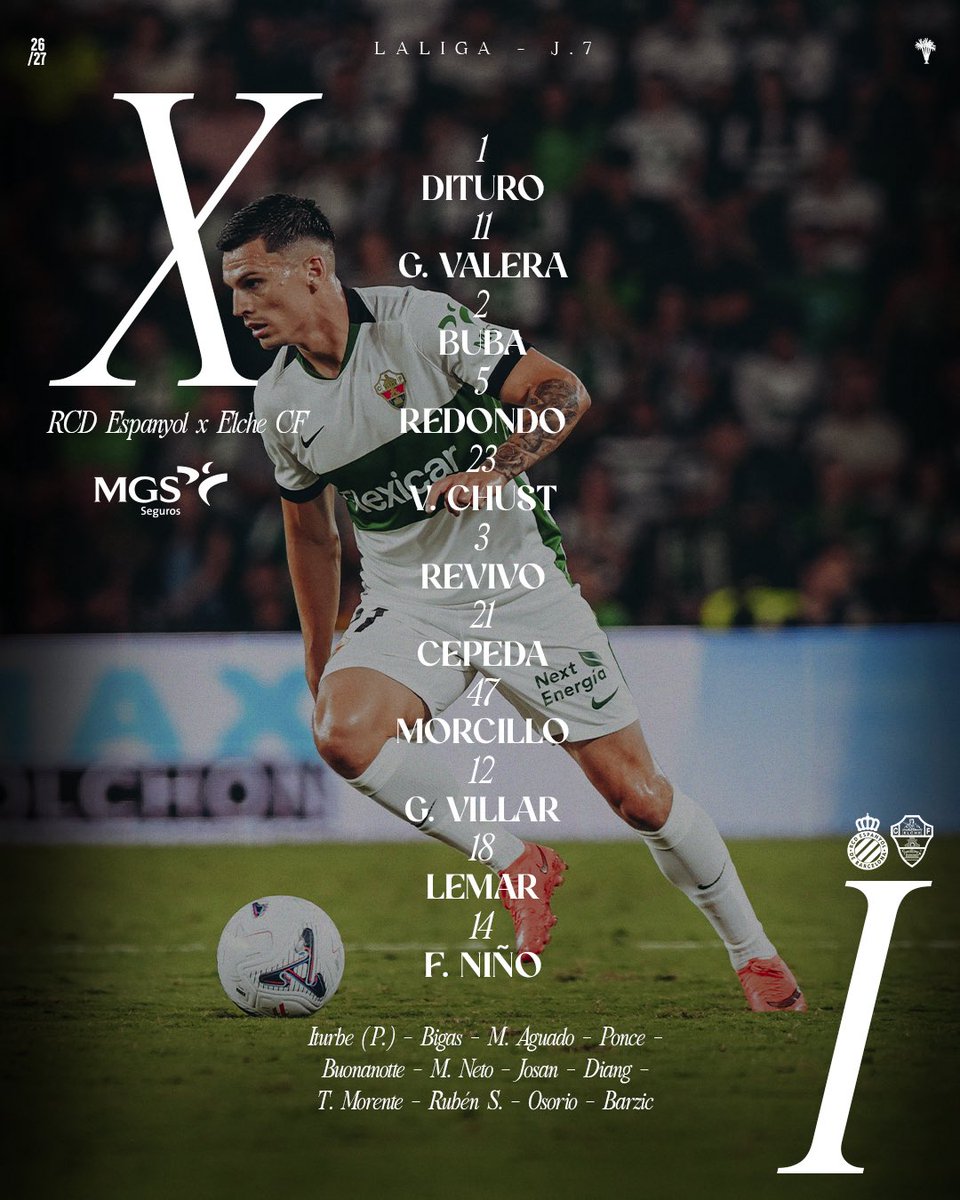 elchecf's tweet photo. 𝐍𝐮𝐞𝐬𝐭𝐫𝐨 𝐗𝐈 𝐬𝐞𝐠𝐮𝐫𝐨 ⚔️💚

@MGS_Seguros 
#EspanyolElche https://t.co/qly39LTOtj