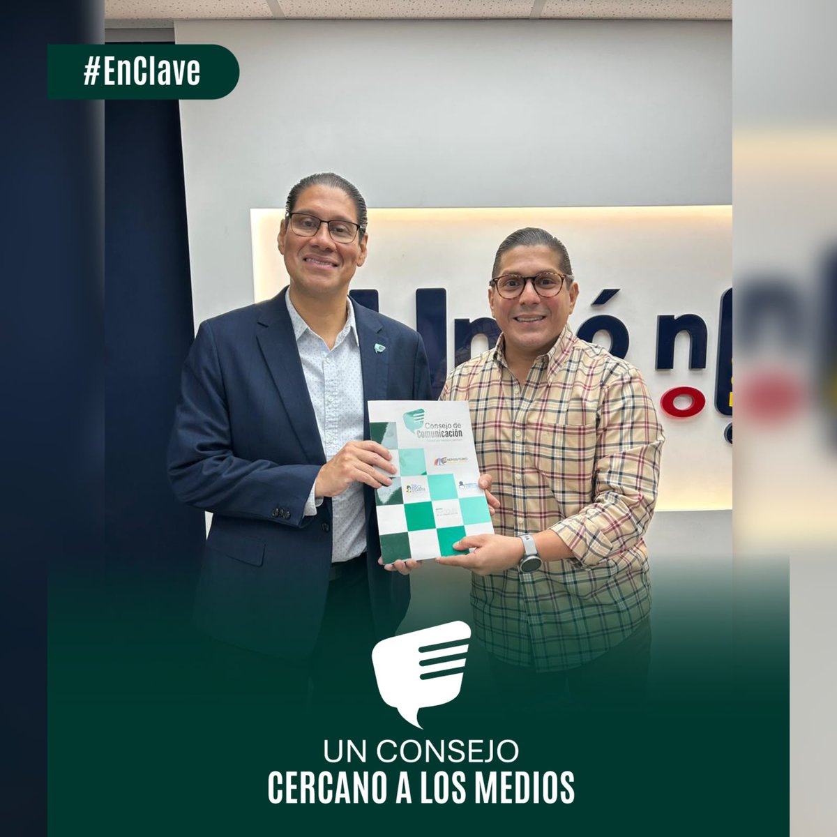 ConsejoComEc's tweet photo. #EnClave
El trabajo continua junto a medios de comunicación. Agradecemos la apertura del representante de @Unionradio580am para dialogar sobre prevención periodística, capacitación y responsabilidad. https://t.co/3CvJhYOPOO