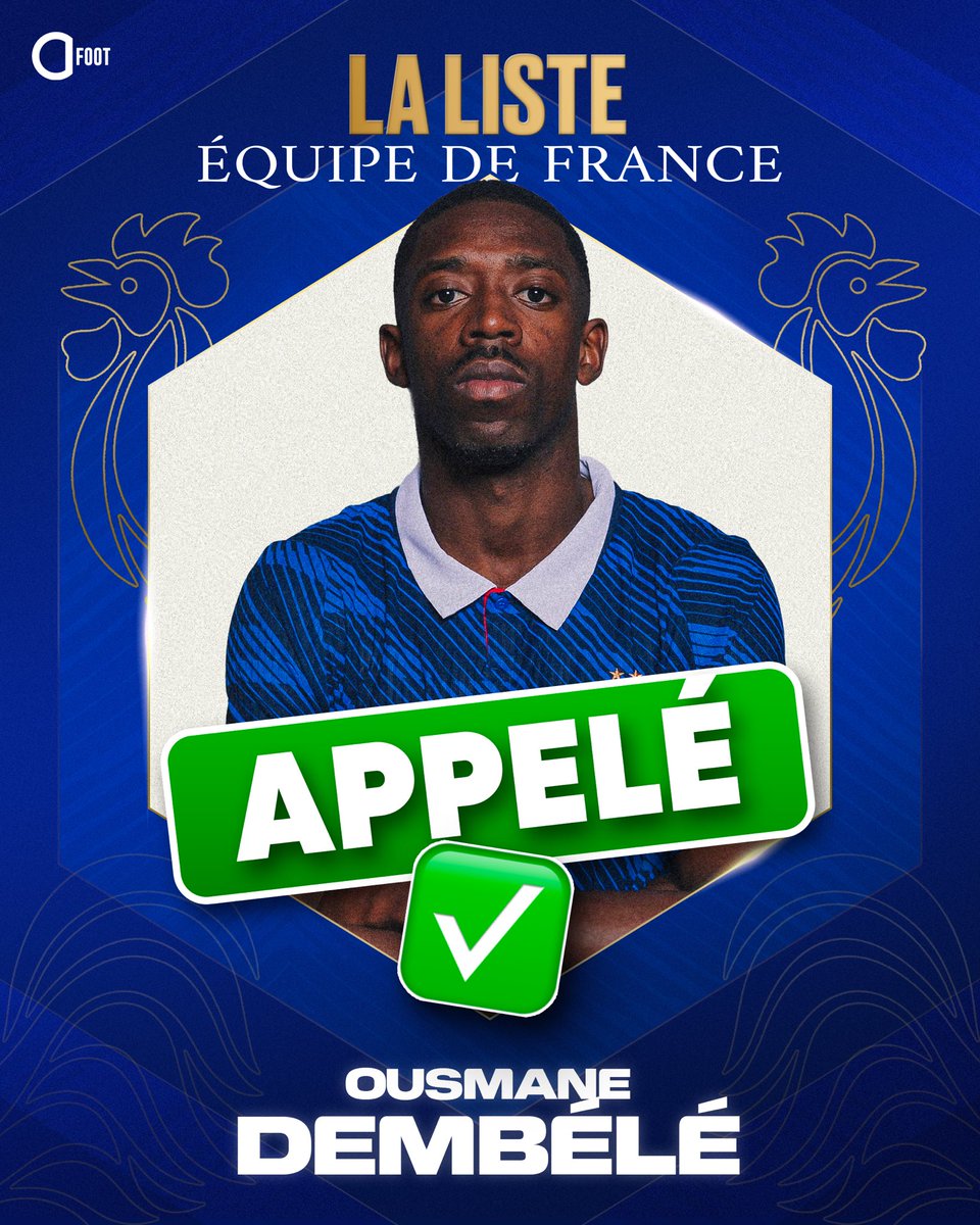 ActuFoot_'s tweet photo. 🚨🚨 8 DES 23 JOUEURS CONVOQUÉS EN ÉQUIPE DE FRANCE SONT PASSÉS PAR LE STADE RENNAIS ! ❤️🖤🇫🇷

▫️ Andy DIOUF (formé au club)
▫️ Jérémy JACQUET (formé au club)
▫️ Adrien TRUFFERT (formé au club)
▫️ Eduardo CAMAVINGA (formé au club)
▫️ Lucas DA CUNHA (formé au club)
▫️ Ousmane DEMBÉLÉ (formé au club)
▫️ Désiré DOUÉ (formé au club)
▫️ Estéban LEPAUL

Soit plus d’UN TIERS de la liste des Bleus (34,8 %) ! 🤯👏