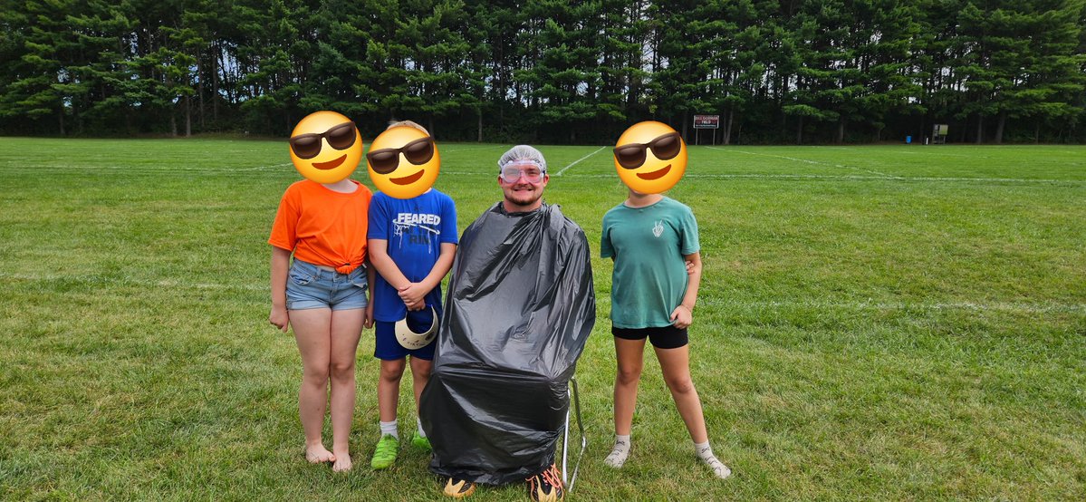 AAbbott2027's tweet photo. A big shout out to the PH PTO for putting on a great fundraiser this year raising $42,637.  The Hype Day reward was awesome. I had a couple of students select me to throw a pie at my face, I am a sticky mess, but it was worth it to see all these kids smile. https://t.co/cFXZHLTtEO