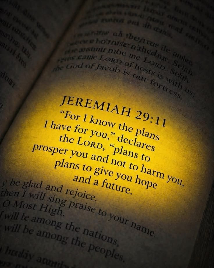 DearGod8pq's tweet photo. JEREMIAH 29: 11. https://t.co/7UApg23Wfl