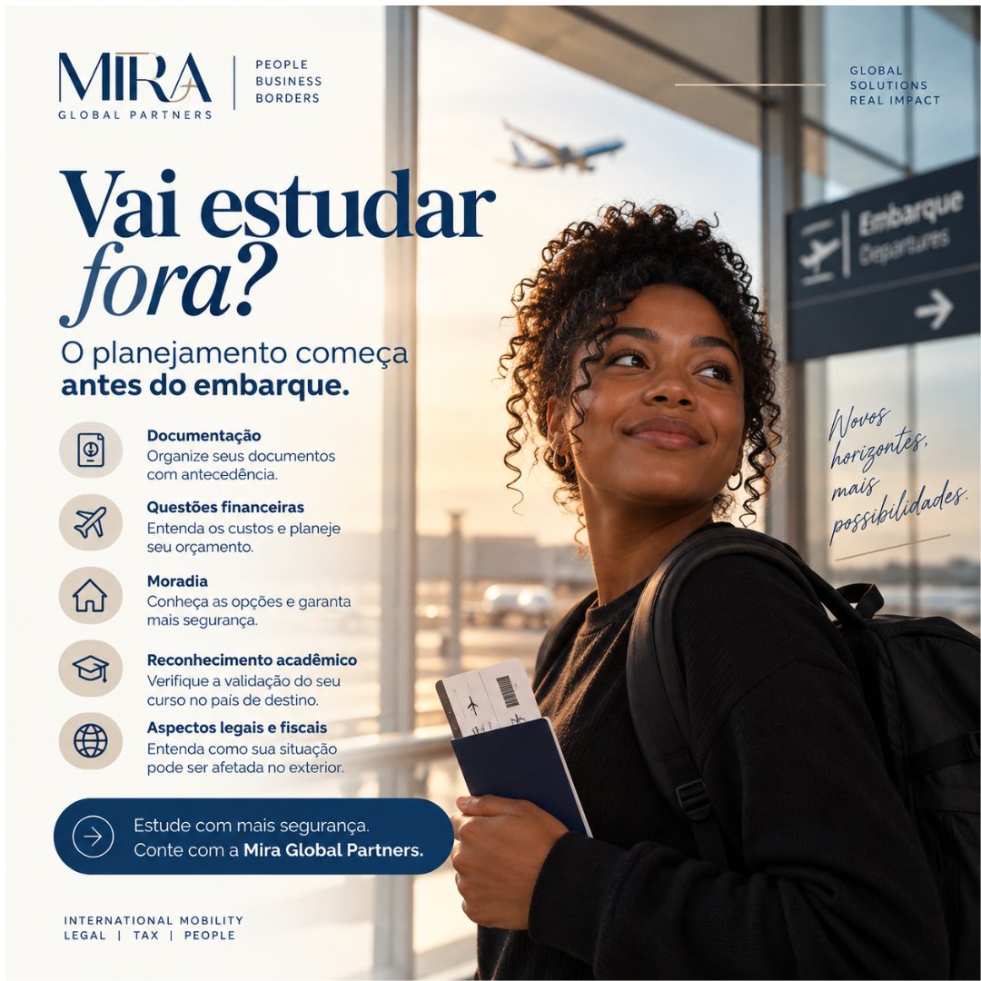 Mira_MGP's tweet photo. Vai estudar fora? O planejamento começa antes do embarque.
Planejar com antecedência ajuda a evitar imprevistos e tornar sua experiência internacional mais tranquila.
Seu próximo capítulo começa antes do embarque.
#MiraGlobalPartners #EstudarNoExterior #StudyAbroad https://t.co/BEfJb8xh5I