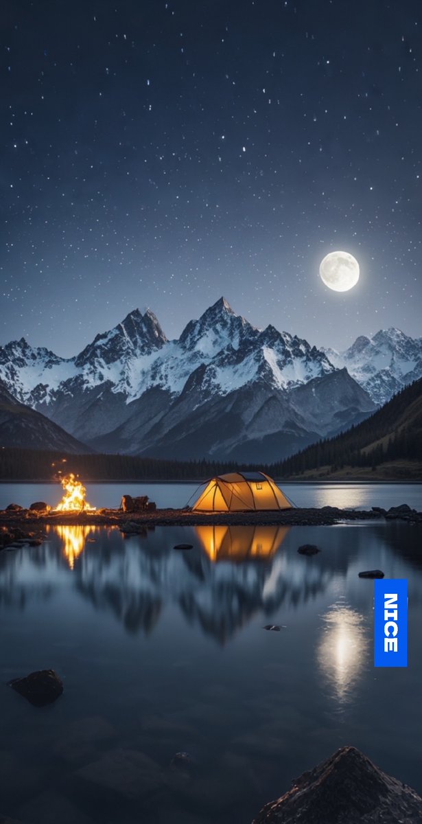 YaekoGrzeguqag's tweet photo. Perfect night under the stars at our lakeside campsite—s’mores, campfire vibes u0026 zero Wi-Fi, just pure cozy magic https://t.co/aMAbjSpHnI