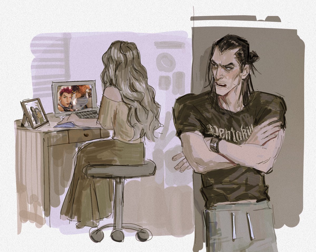swainuwu's tweet photo. I’m not into it.
Thresh isn’t into it either.
But there’s one person who is.
The new HEARTSTEEL song is out on YouTube today.
(Thresh & Prenscia)
#thresh #loloc #HEARTSTEEL https://t.co/mUMylohN8c