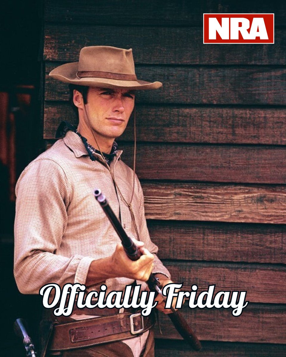 NRA's tweet photo. Go ahead, make my weekend!

Happy Friday, patriots! 🇺🇸 https://t.co/5x4I4V4rdF
