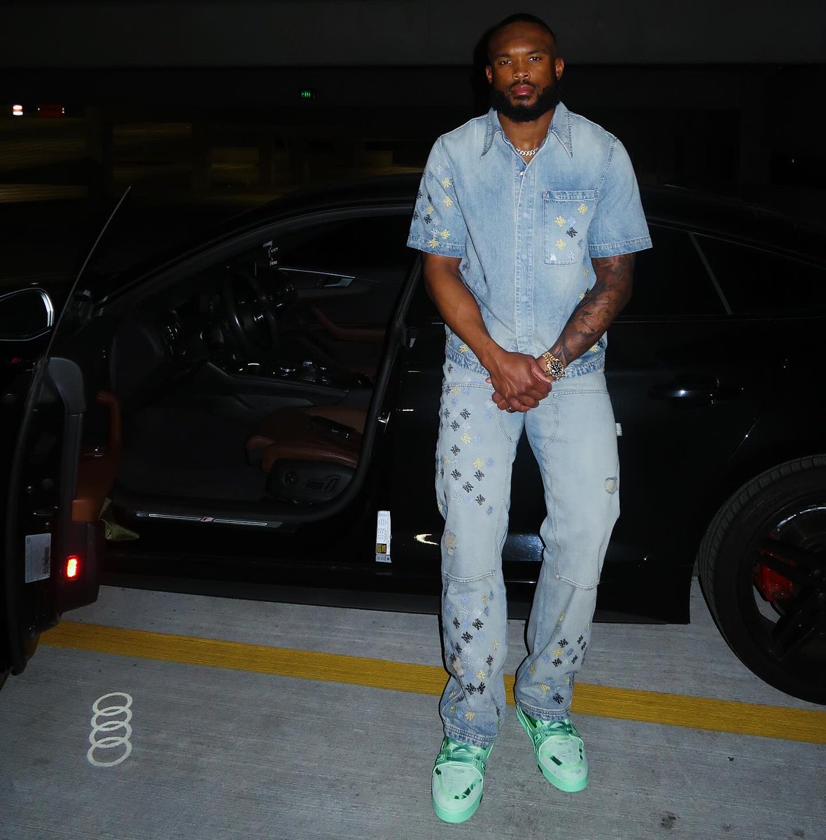 Luc4President's tweet photo. @liltwannn @kodakhurts It do count when my DC was dripped out in Amiris then letting any teams offense have their way on Sunday https://t.co/IKswC84H0g