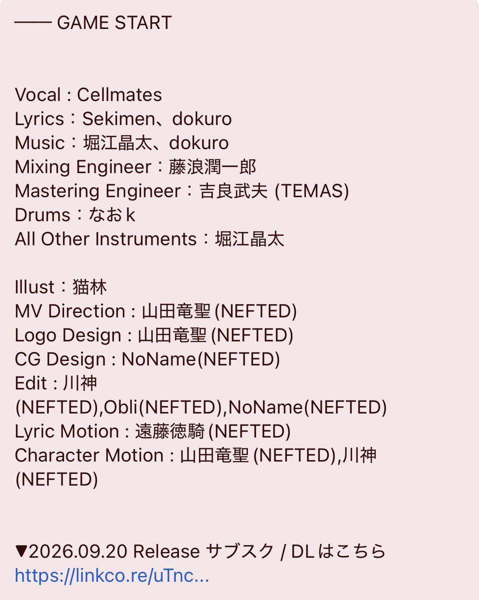 qebddo's tweet photo. セルメイツオリ曲じゃないのこれ⁉️

【MV】B.O.G.S / Cellmates https://t.co/Viv3OaXng2 @ＹｏｕＴｕｂｅより https://t.co/C4aVqiTvOa
