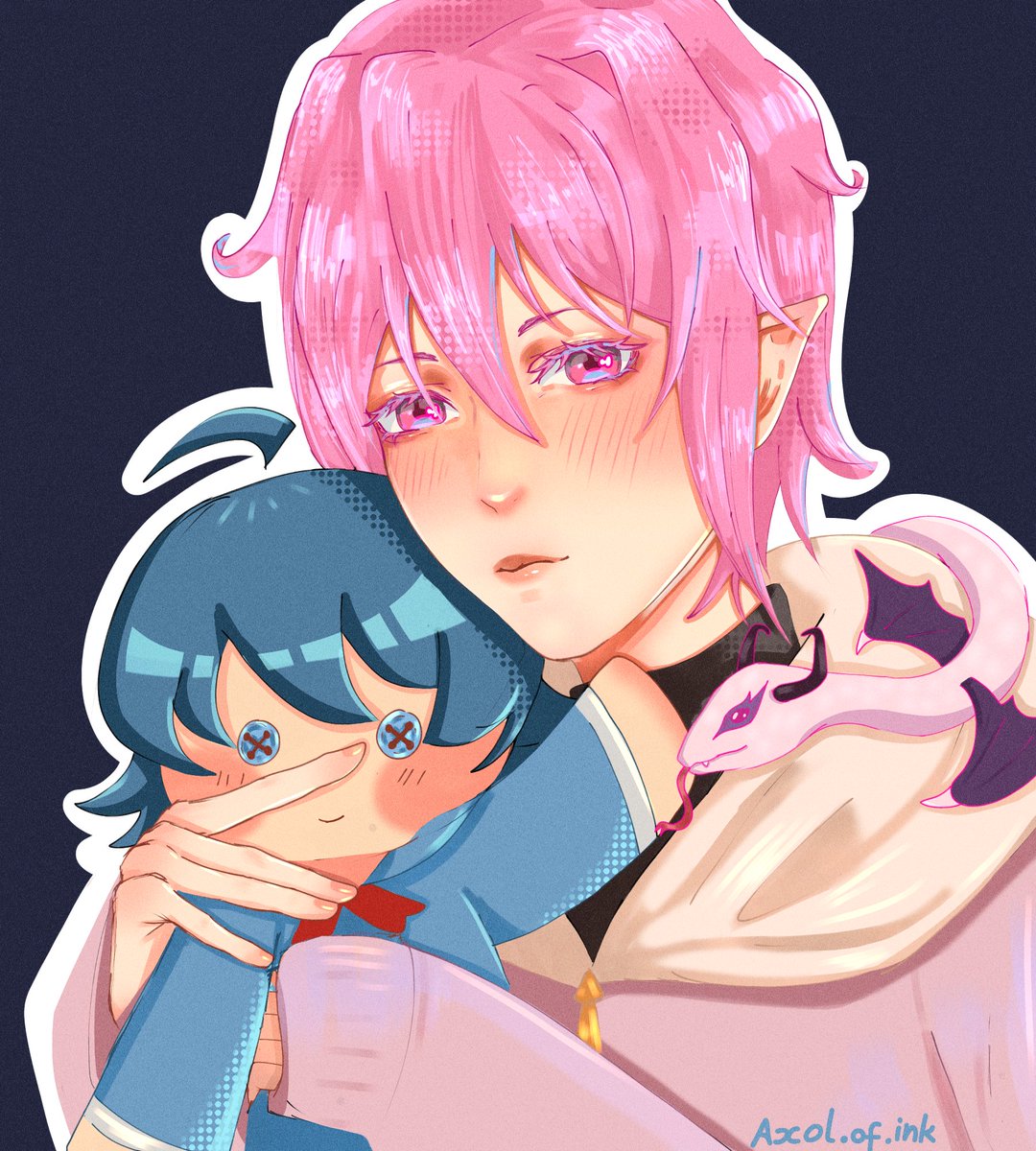 Axol_of_ink's tweet photo. @Nidhora_ Hi,I'm axol I love making fanarts and OC art, I do anime like and semi realistic art
(Thank u for this opportunity 🧡🧡) https://t.co/37LM4sc23m