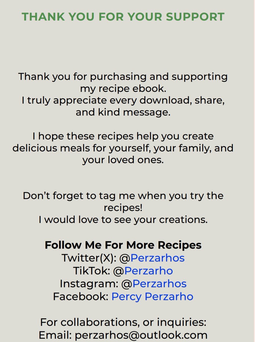 Perzarhos's tweet photo. Friendly reminder, fam! 📖

Don’t forget to get your copy of The Food Plug Recipe eBook by Perzarho. 

Support my journey by purchasing your copy via the link in the comment section or simply DM me. ❤️🙏🏾

Happy cooking! https://t.co/pV5zCx5VNy