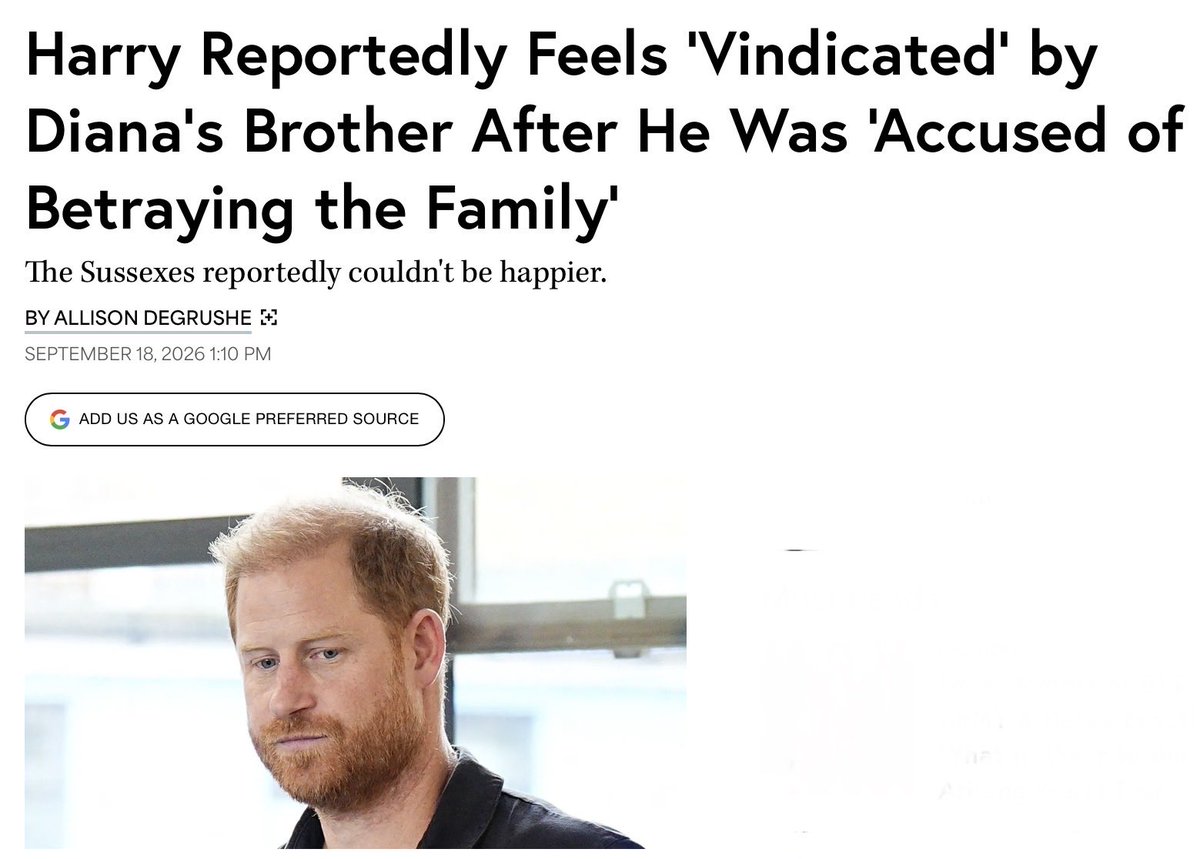 ARamblingRoyal's tweet photo. Harry betrayed his family & it’s not surprising he feels vindicated in his little mind. Meghan & Harry have lied endlessly making up stories because of his jealousy of his brother . And let’s  not forget what Harry did to his Grandmother & grandfather while they were dying with no regards, except his own feelings & the money he could make to betray them.  Welcome home Harry!

“According to sources who spoke with royal insider Rob Shuter, Harry and his wife, Meghan, reportedly feel “vindicated” by the book, titled Swan Song: Diana, My Sister. In fact, they believe it echoes “their own experience” within the royal family.”
