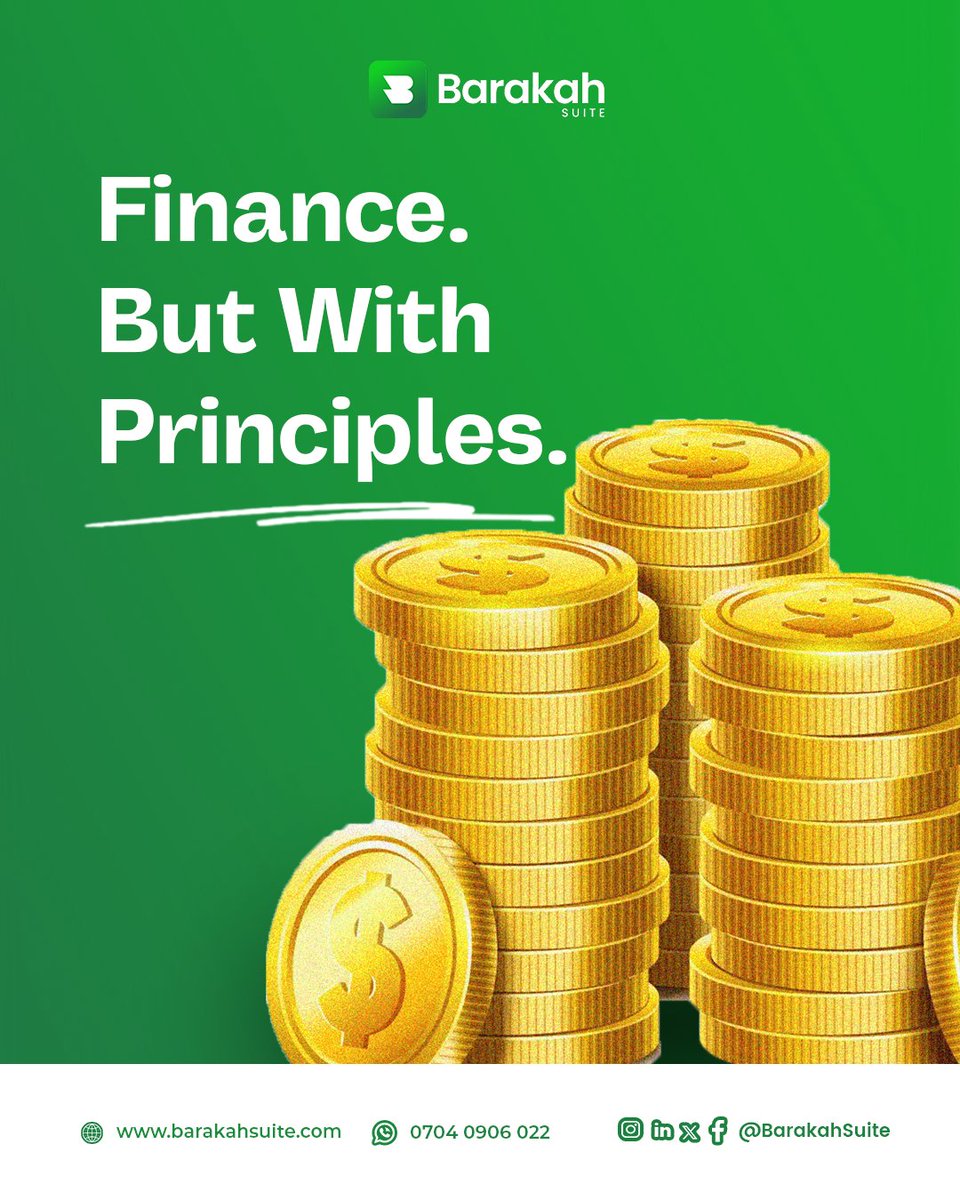 barakahsuite's tweet photo. Finance with purpose. 💚 Build your business on transparency, accountability, and ethical principles. With Barakah Suite, manage your finances and position your business for growth. 🚀
🌐 https://t.co/4f5ZdbZIFR⁠
#BarakahSuite #EthicalFinance #BusinessGrowth #MSMEs https://t.co/5oYyV3byj1