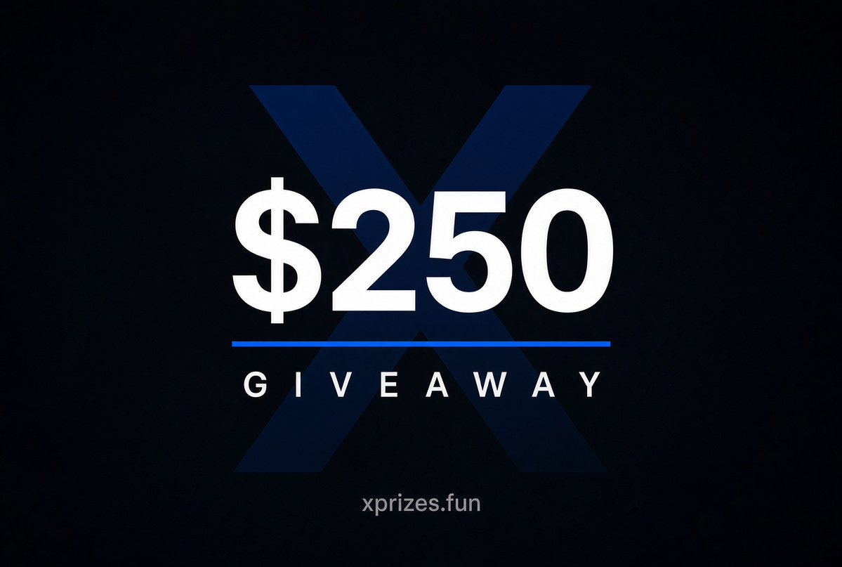 XprizesFun's tweet photo. 💰 $250 GIVEAWAY 💰

✅ Follow @XprizesFun
✅ Repost this
✅ Tag 2 friends

⏰ Ends in 7 days
https://t.co/3jnQty6f84

Good luck! https://t.co/nurmMJZUS5