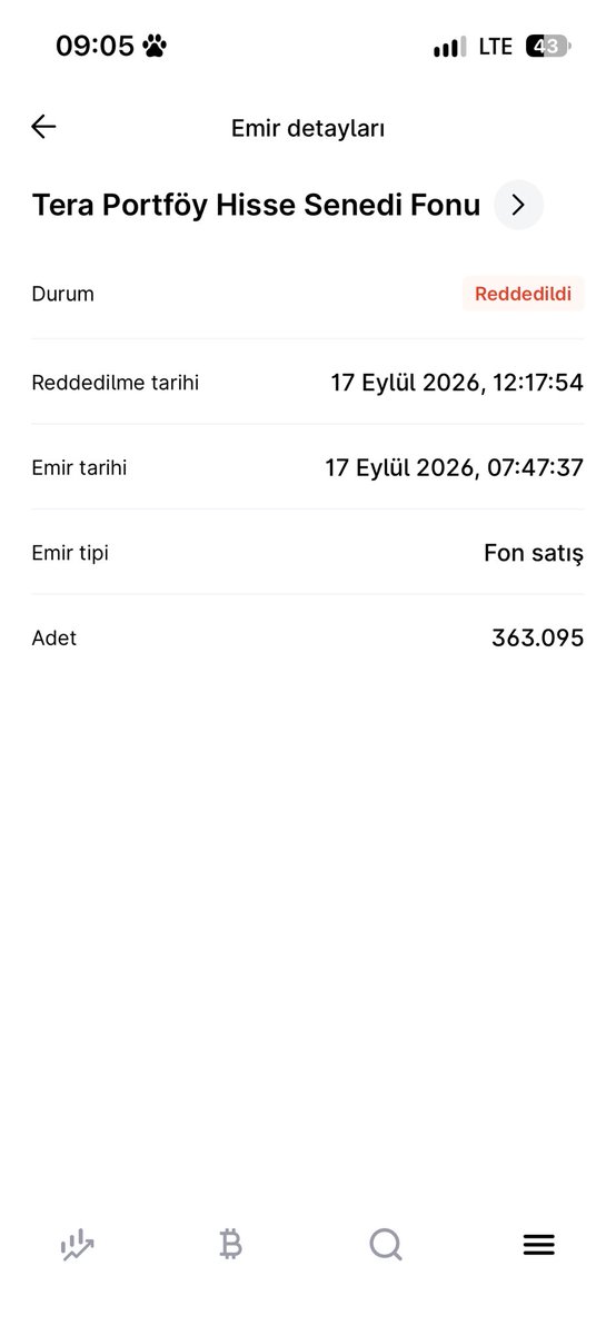 br4_rt's tweet photo. @midasdestek Aynı şekilde benimde 4 emrim iptal edilmiştir. Mağduriyeyimin giderilmesini rica ediyorum. https://t.co/SYIZ1CLIrA