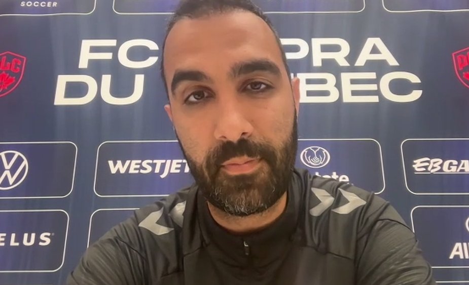 MaximeTruman's tweet photo. On vient de s'entretenir avec Nick Razzaghi, deux jours avant le match du Supra à Ottawa (dimanche à midi).
- Il ressent encore beaucoup de déception à l'idée de ne pas affronter le #CFMTL en grande finale du championnat canadien. #StadeSaputo
- Il avoue que Loïc Kwemi et Sean Rea connaissent moins de succès offensivement depuis quelques matchs, alors que l'équipe vient de passer à travers sa séquence la plus importante de la saison. Il ne perdra toutefois jamais confiance en eux, ajoutant que les autres équipes préparaient leur plan de match en fonction de ces deux joueurs-là. De plus, il a vanté d'autres gars qui ont pris la relève : Ibrahim Condé notamment.
- Il a indiqué qu'Oussama Boughanmi faisait actuellement la transition vers sa future carrière (hors-foot). Il n'est pas venu aux entraînements depuis deux semaines. J'ai le feeling qu'on ne risque pas de le revoir avec le Supra.
- Nick a confirmé que Diyaeddine Abzi était disponible mardi soir à Hamilton. Ça a été une décision du coaching staff de ne pas le convoquer.