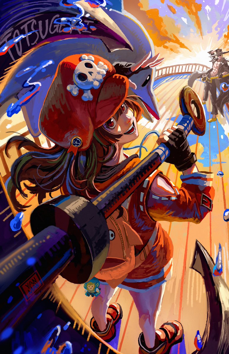 YanManXplore's tweet photo. My Guilty Gear Strive May FanArt!
Totsugeki! 🐬 https://t.co/oWpzNBGflp