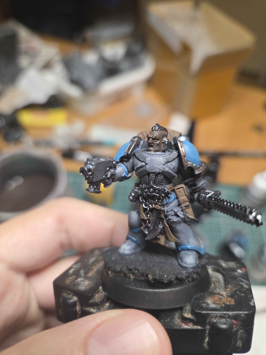 Jericho17205019's tweet photo. #hobbyfriday

As we wait for the reveal stream for Warhammer to start, show me what you all have been working on this week. I have worked on some Tactical Marines for my blacksheild project for the Horus Heresy. https://t.co/BgbCjIZSYB
