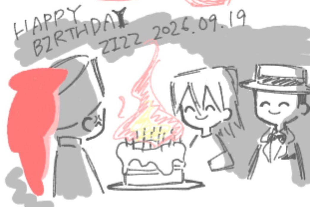 MAKOTOnoONIBU's tweet photo. ジズお誕生日おめでとう🥳 https://t.co/FrtnQ0ap73