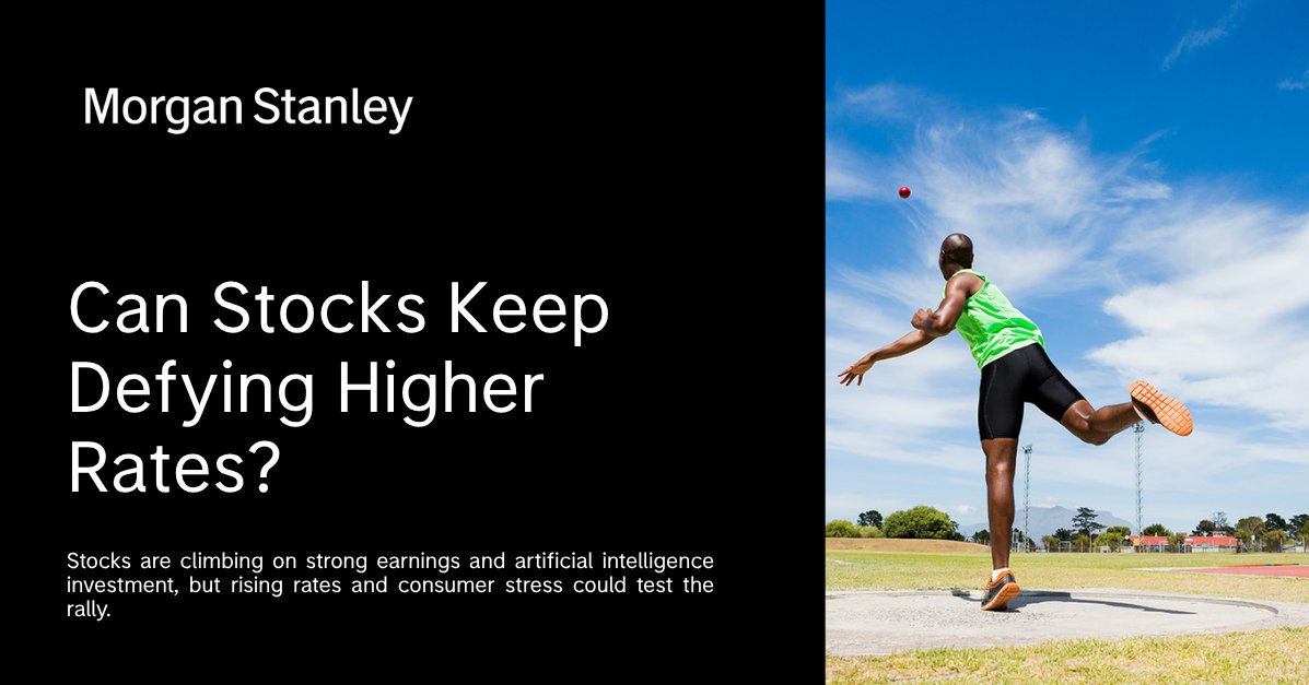 DunkWaskNash_MS's tweet photo. What could a strong stock market alongside higher yields mean for investors? Morgan Stanley outlines themes that may matter for planning.
https://t.co/zAEIG9tic4 https://t.co/crZ6ejjM2K