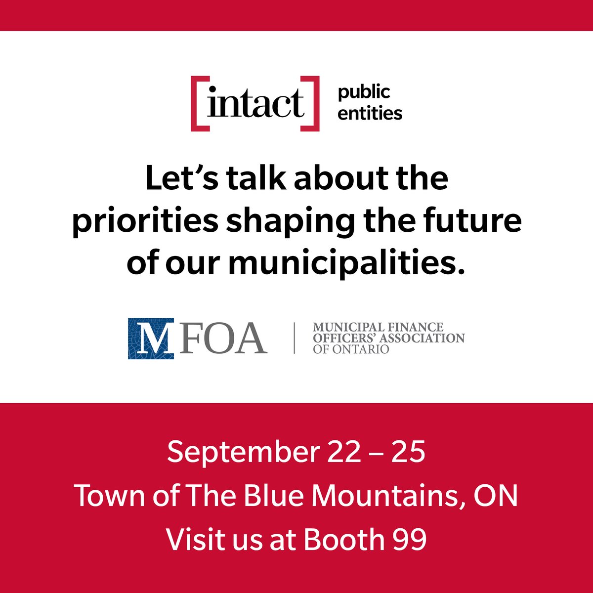 IntactPE's tweet photo. #MFOA2026, we’re coming! 

The IPE team will be joining fellow thought leaders and solution providers from September 22–25! 

We’ll be on-site to dive into the key priorities currently shaping the future of our municipalities. See you there! https://t.co/v8PoyefZDJ
