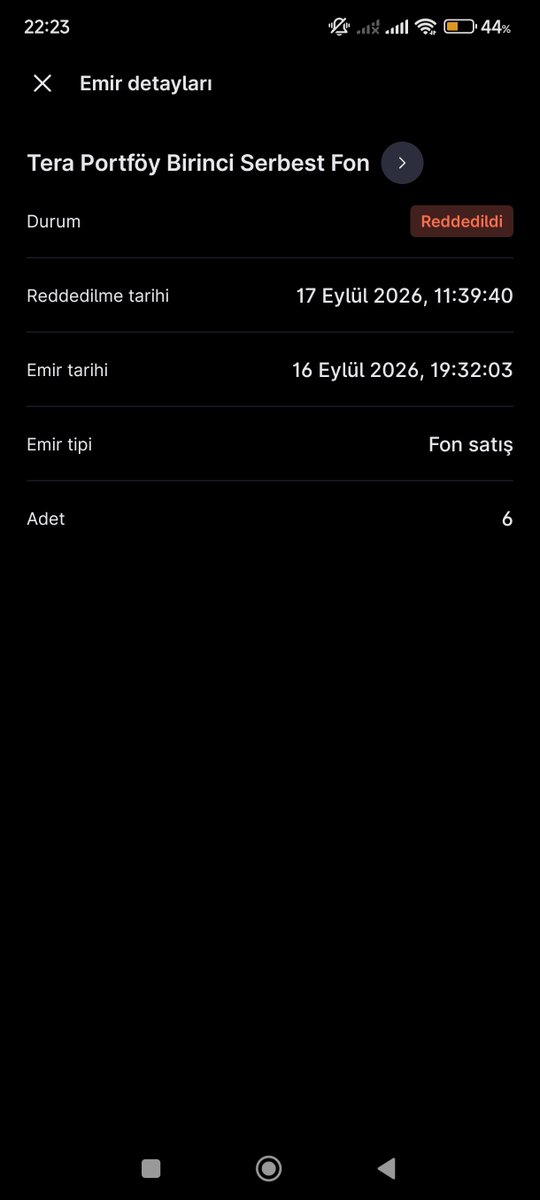 muzokye's tweet photo. @midasdestek 16 eylül aksam saat 7 de yapmıs olduğum satıs 17 eylülde iptal ediliyor bari bize deyinki sistemlerimizde hata oldu yada tasbank iptal etti bizde muhattap bulalım https://t.co/7L69oWoscf