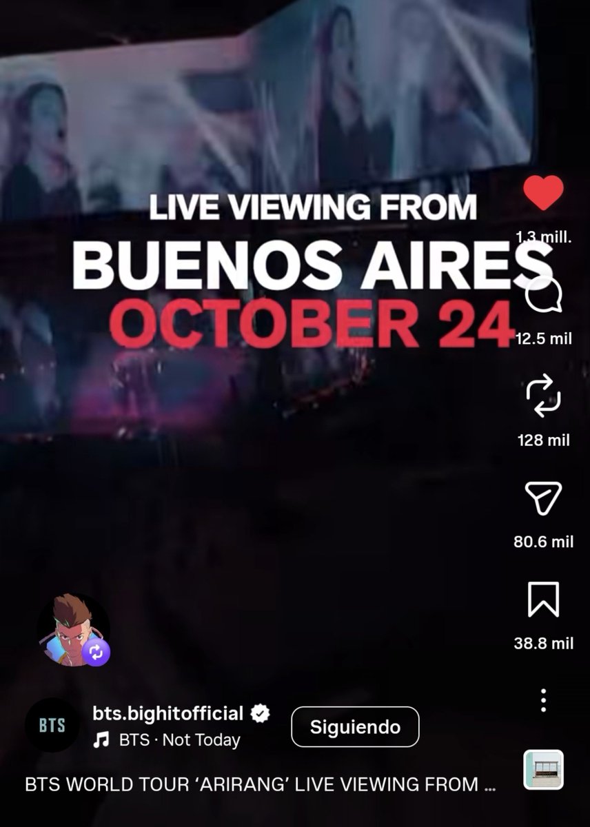 sofibangtan13's tweet photo. VER EL REPOSTEO DE JUNGKOOK AL REEL DONDE SALE "ARGENTINA" Y "BUENOS AIRES" QIW9QNW9SN19W HEMOS RECORRIDO UN LARGO CAMINO ARGMY https://t.co/gMzq3RztEg