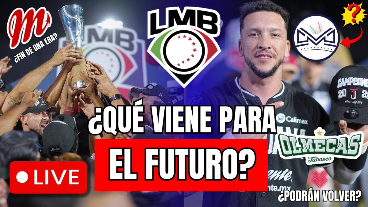 DiamanteMXBeis's tweet photo. 🚨🔴 ¡ALERTA DE DIRECTO! 🔴🚨

🏆🇲🇽 ¡SE ACABÓ LA LMB 2026! 👋 

⏰ En punto de las 18:00 HRS comenzamos una nueva edición de Diamante En Vivo 📡 para hablar de todo lo que dejó la temporada de la Liga Mexicana de Beisbol ⚾🔥

🐂 ¡TOROS DE TIJUANA, CAMPEONES!

🗿 Olmecas de Tabasco, subcampeones tras conquistar la Zona Sur

🏆 Las claves del campeonato de Roberto Kelly

🔮 ¿Qué podemos esperar de la LMB en 2027?

⚾ ¿Y qué sigue para el proyecto?

🇺🇸 MLB

🇩🇴 LIDOM

🇲🇽 Liga Mexicana del Pacífico

💬 Además, queremos hablar contigo sobre el futuro de Diamante Mexicano y lo que te gustaría encontrar en el canal durante los próximos meses

🕕 18:00 HRS — Tiempo del Centro de México

📺 ¡Te esperamos EN DIRECTO!