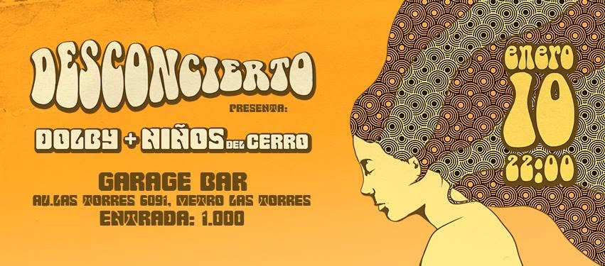 ancienttocatas's tweet photo. Sábado 10 de Enero 2015: Desconcierto

Desconcierto presenta a Dolby y Niños del Cerro en Garage Bar https://t.co/rBFhKWWUhu