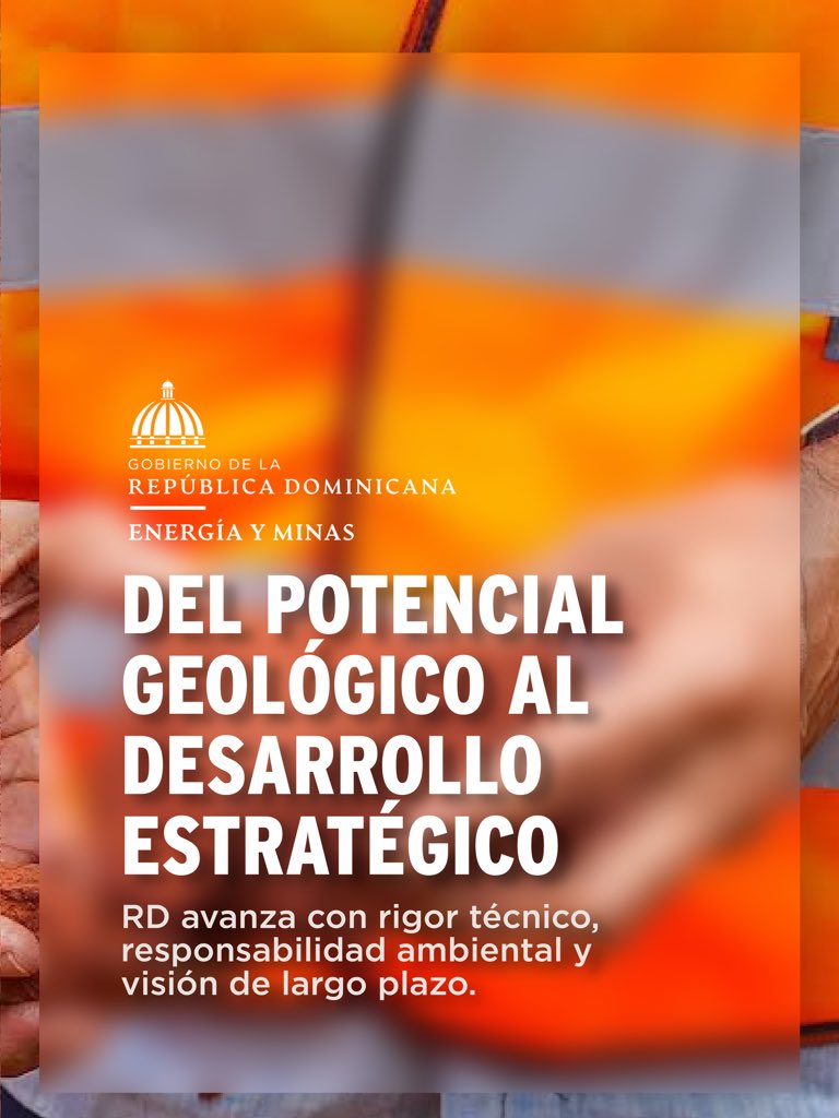 energiayminasrd's tweet photo. ➡️Desliza y conoce qué hemos logrado y cuáles son los próximos pasos.
#MEMRD #EnergíaYMinasRD #TierrasRaras #MineríaRD https://t.co/p6M9DSaa73