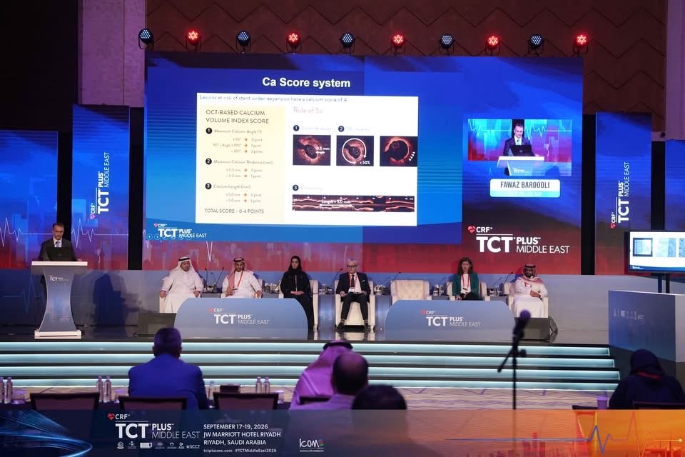 CardioCircle's tweet photo. 🚨Today’s TCT Plus Middle East program sends a clear signal: intracoronary imaging is moving from optional add-on to procedural infrastructure.

Two live cases put OCT-guided calcified PCI and IVUS-guided left-main PCI in focus, alongside low-contrast PCI and AI-assisted OCT.

Live cases are not outcomes evidence, but they show where workflow is heading: from angiography alone to image-informed planning, execution, and verification, especially in complex anatomy.

The challenge now is routine, consistent adoption across cath labs.
@TCT_ME_ @TCTConference @crfheart @AlkashkariWail
@mmamas1973 @mirvatalasnag @drptca @kfaraidy @DrNataliaP @Hragy @AnasNomanMD
Live cases are not outcome evidence, but they show where workflow is heading: from angiography alone to image-informed planning, execution, and verification, especially in complex anatomy.