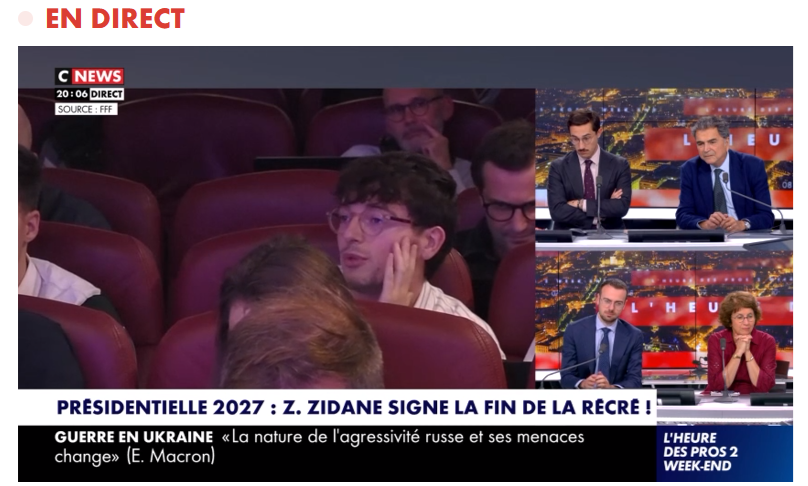 PhelixTjm's tweet photo. Séquence #Cnews → un journaleux de #FranceInfo
dans l'instrumentalisation en bon militant politique .. sans doute endoctriné à #SciencePot ..
Dites vous bien que ce sont nos impôts qui payent ces sous-merdes !
Le #Foot're #Baal reste #SansInteret - Idem #FranceTv et l'audio visuel publique quand notre pays a autre chose à faire .. Aller passez à autre chose !
#WhoStoleMyPicture