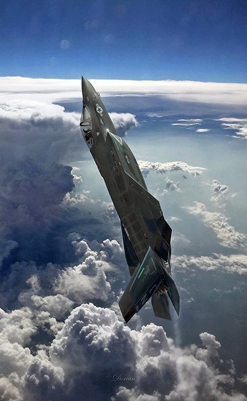 PASU_MATRIX's tweet photo. F-35 |Stealth above the weather| https://t.co/KOMJJIyMMc