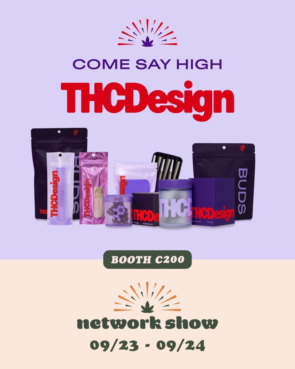 _THCDesign's tweet photo. THC Design is heading to Network Show.

Join us September 23–24 at Booth C200 to connect with our team, explore the latest from THC Design and talk shop with some of the best people in the industry.

📍 Network Show
 📅 September 23–24
 📍 Booth C200

Come say high. https://t.co/fPOI8bgLM2