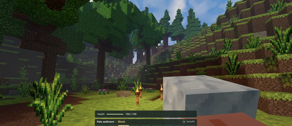 iamarkdev's tweet photo. Minecraft meets Crypto, back to our roots with
@hytopiagg and the original NFT Worlds vision - but this time our own game, own engine, own persistent on-chain economy.

Browser, mobile &amp; desktop. Free to play. Singleplayer &amp; Co-op. Get ready. https://t.co/0oGpGNAooq